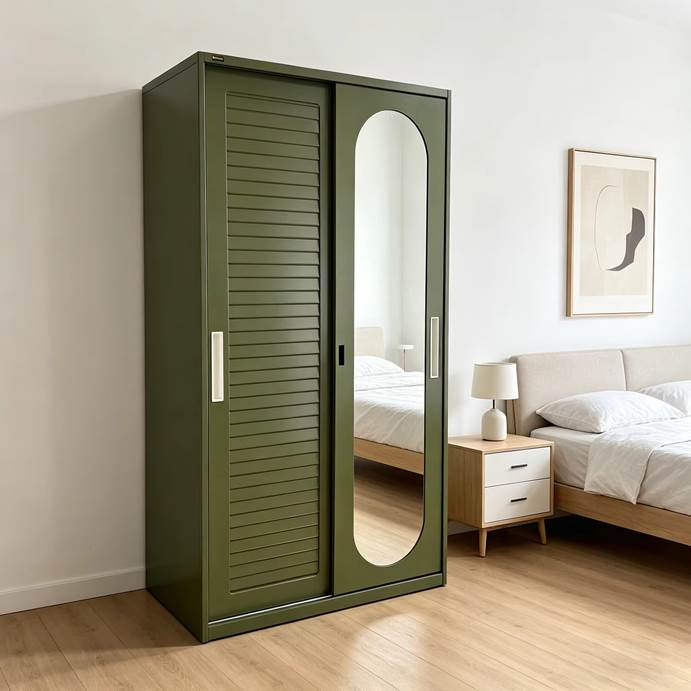 sliding louver door wardrobe oval mirror sliding louver door wardrobe oval mirror